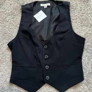American Eagle Black Waistcoat Vest
